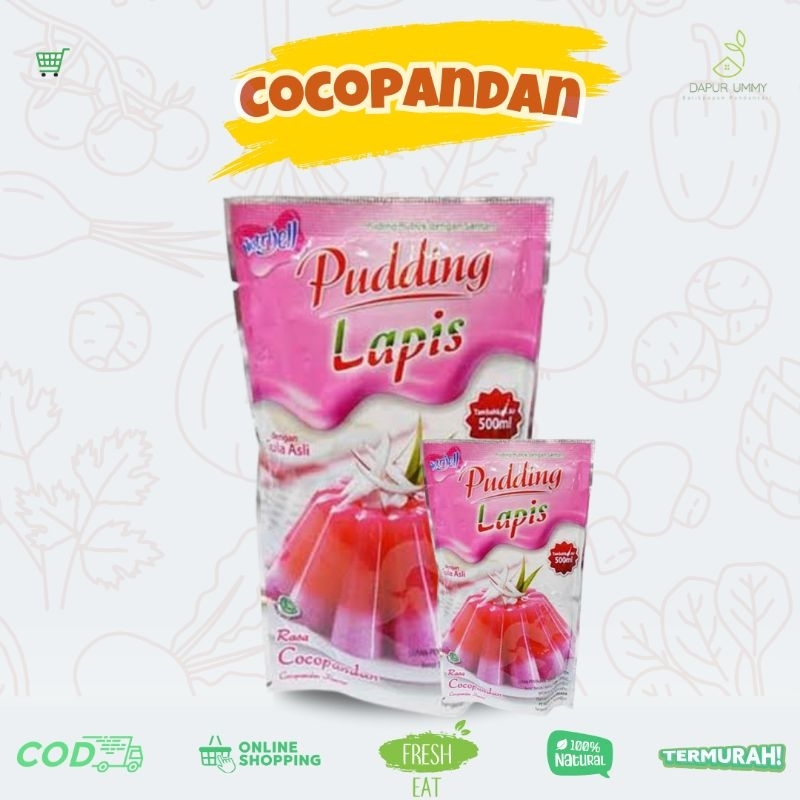 

NUTRIJELL Pudding Lapis Cocopandan 110g