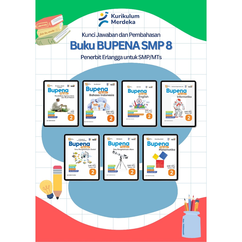 (FlLE) Kunci Jawaban BUPENA Kelas 8 SMP Disertai Pembahasan