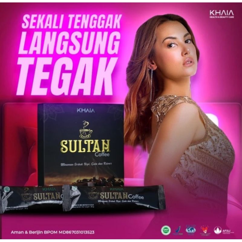 

Sultan coffe pria | KHAIA coffe original 1box isi 10 sacet
