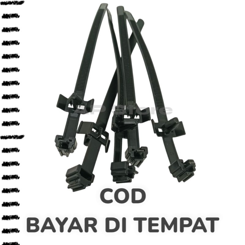 Pengikat klip penjepit kabel klem clip cable perapih insulock motor mobil