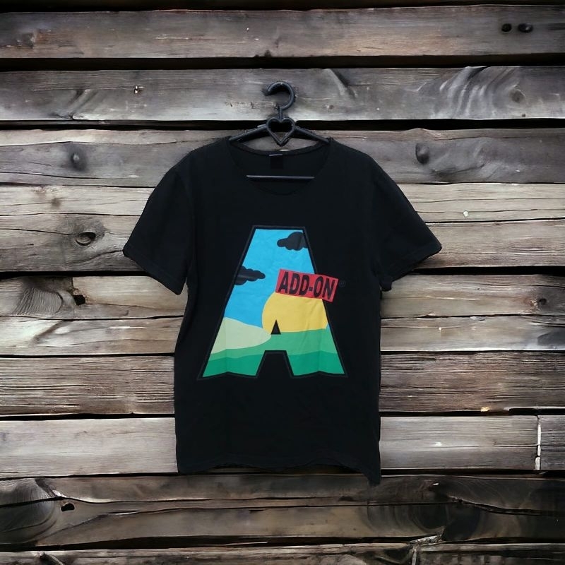 kaos pendek inisial A size M