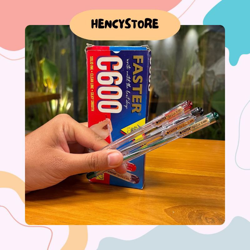

(HencyStore) PULPEN FASTER C600 BALLPOINT PEN FASTER C600
