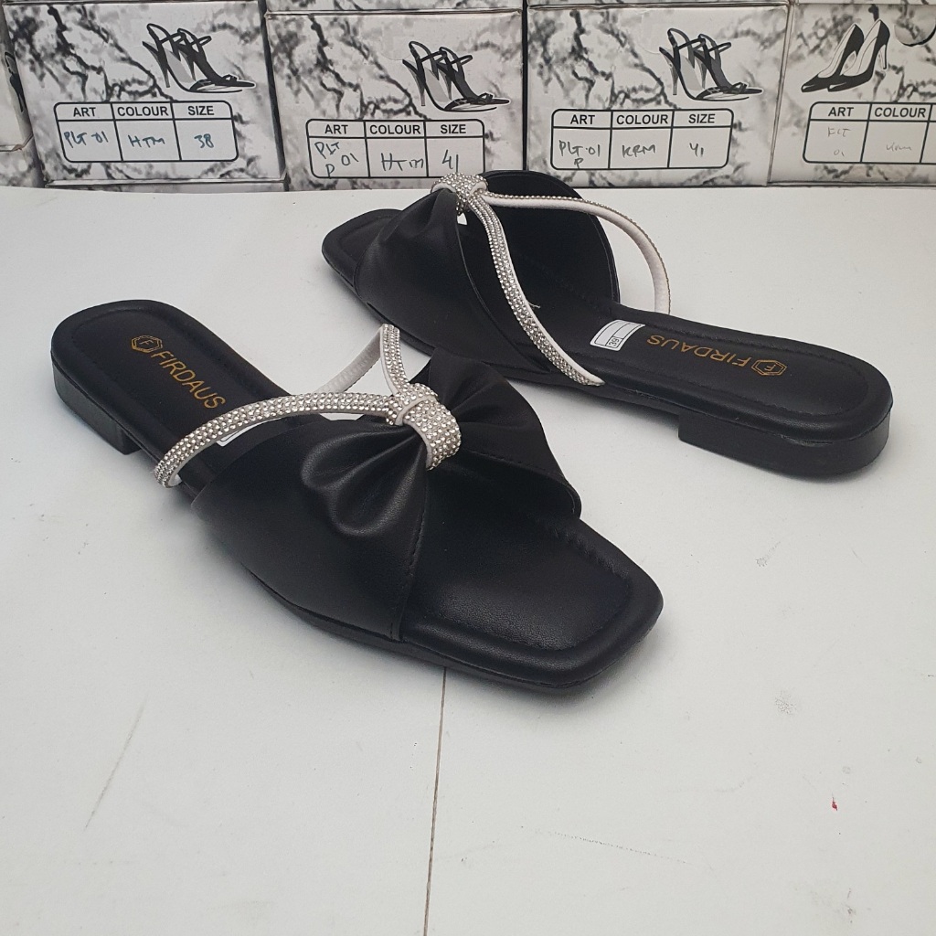 flatshoes Wanita Slip On Mules sandal flat wanita kekinian~FT-008