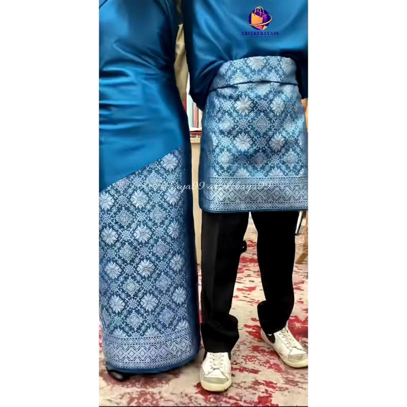 Cod Couple rok lilit songket+songket pria//songket couple//rok lilit songket dan songket rumpak/Coup