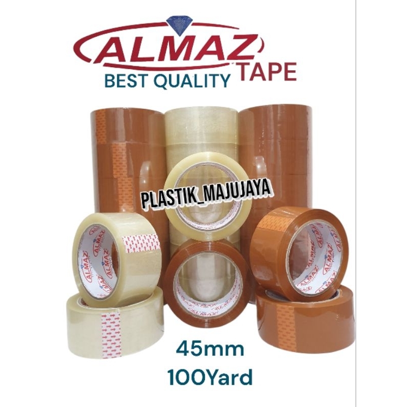 

lakban Bening Coklat Fragile 45mm x 100yard Super Kuat / Lakban Bening / lakban Cokelat / Lakban Fragile Tape