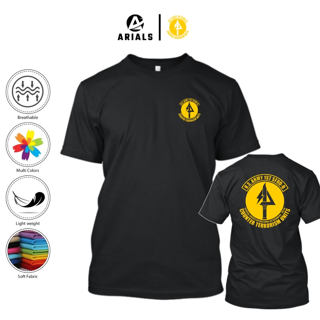 Arials Kaos Baju US Army Special Forces Operational Detachment 1st Delta Force