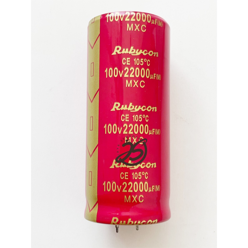 ELCO 22000UF 100V RUBYCON ASLI ORIGINAL USR CAPACITOR ELCO KAPASITOR ELKO 22000 UF 100 V 22.000UF AU