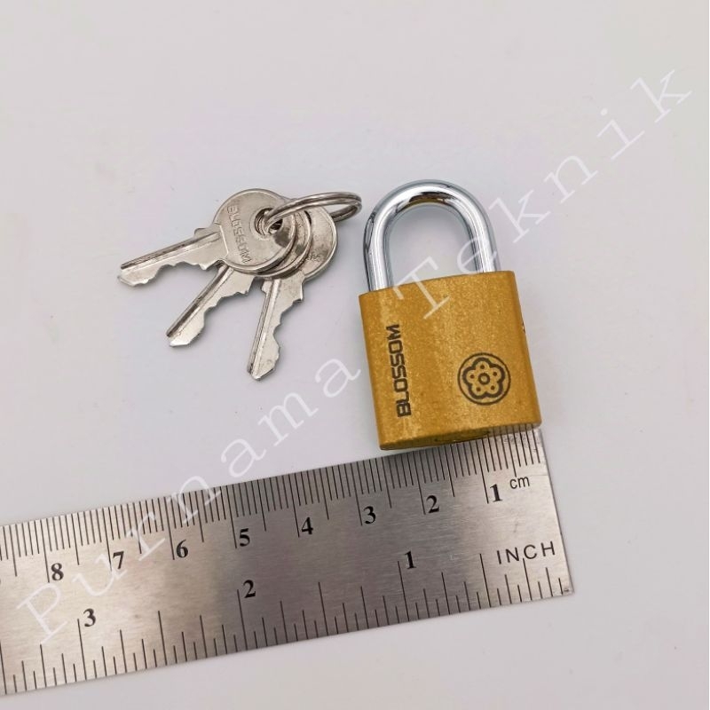 Gembok Blossom Kuning 25 MM Gembok Kuning 25 mm - BLOSSOM