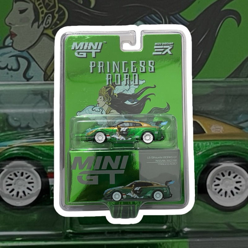 Mini GT Nissan GTR R35 LBWK Mizu Roro