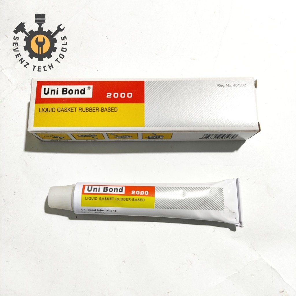 UNI BOND LEM PAKING LIQUID GASKET RUBBER-BASED 2000 SUPER BAGUS TAHAN PANAS LEM PACKING MOTOR