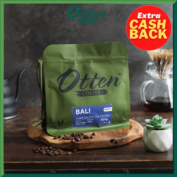 

Kopi Arabica Bali Kintamani 500g - Biji / Bubuk Kopi Otten Coffee