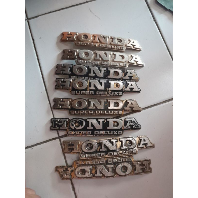 emblem tangki gl 100 lambang gl cepek original