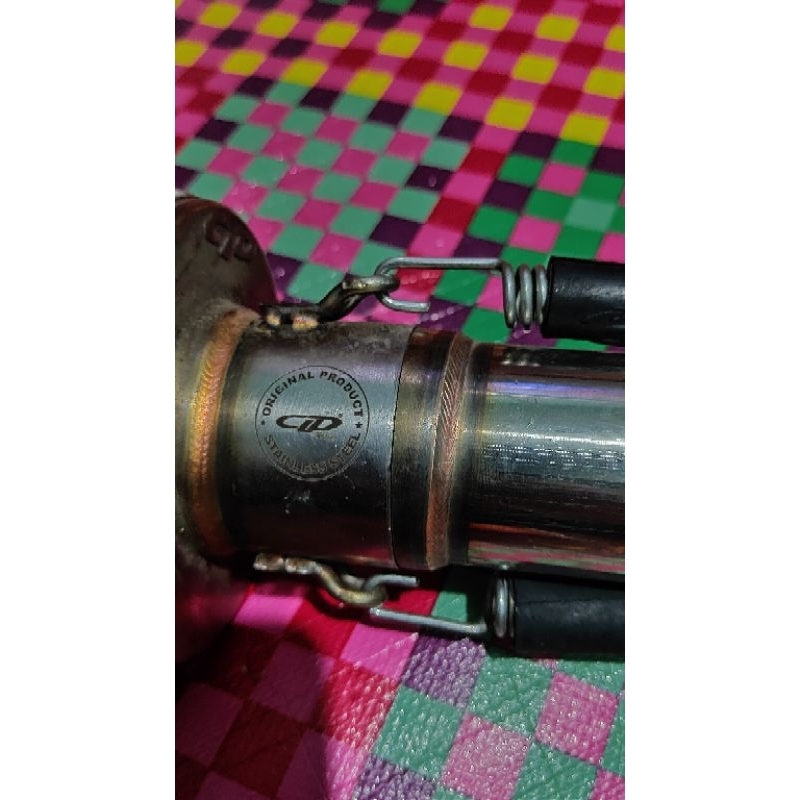 kenalpot cld bekas buat motor sonic 150