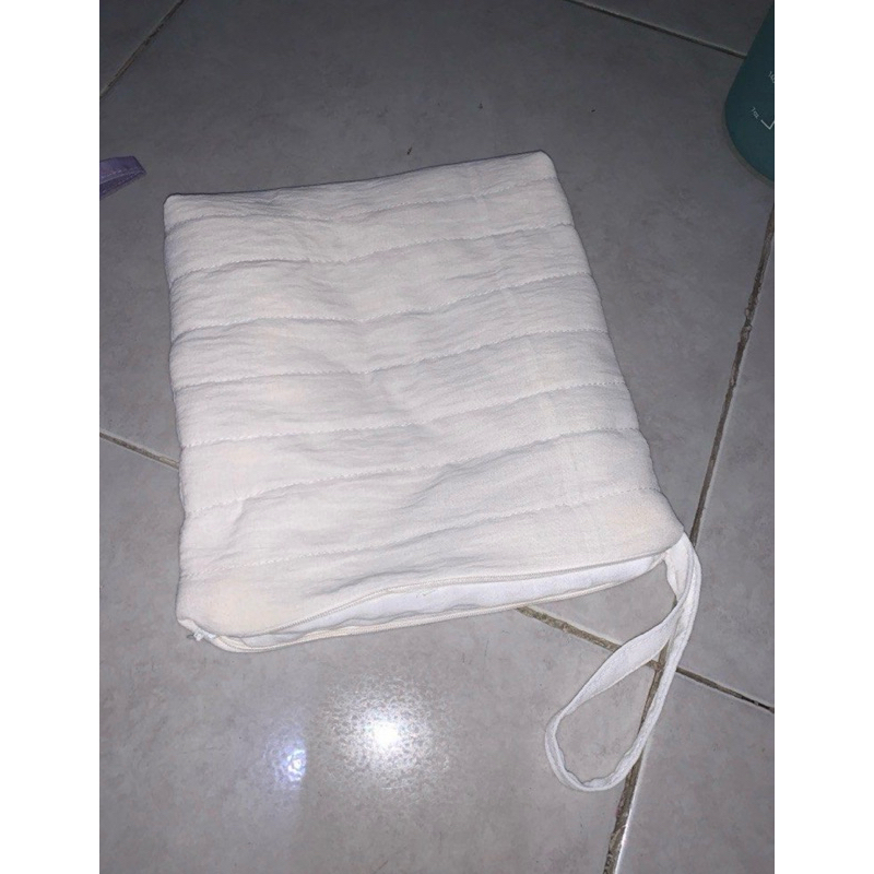 mukena putih umroh tali jumbo