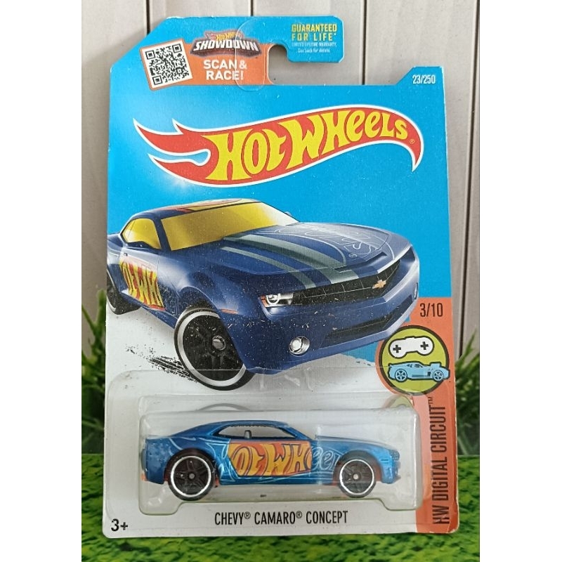 HOT WHEELS CHEVY CAMARO CONCEPT BIRU Showdown