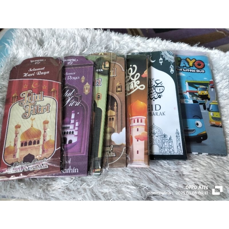 

Souvenir_kite - 10pcs amplop lebaran size panjang uang gak di lipat