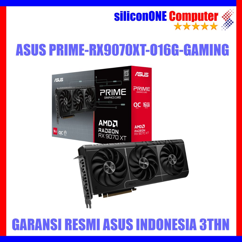 Asus RX9070XT PRIME-RX9070XT-O16G-GAMING Graphics VGA Gaming RX9070 XT