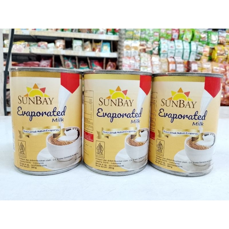 

Susu Evaporasi Sunbay Kaleng 380g