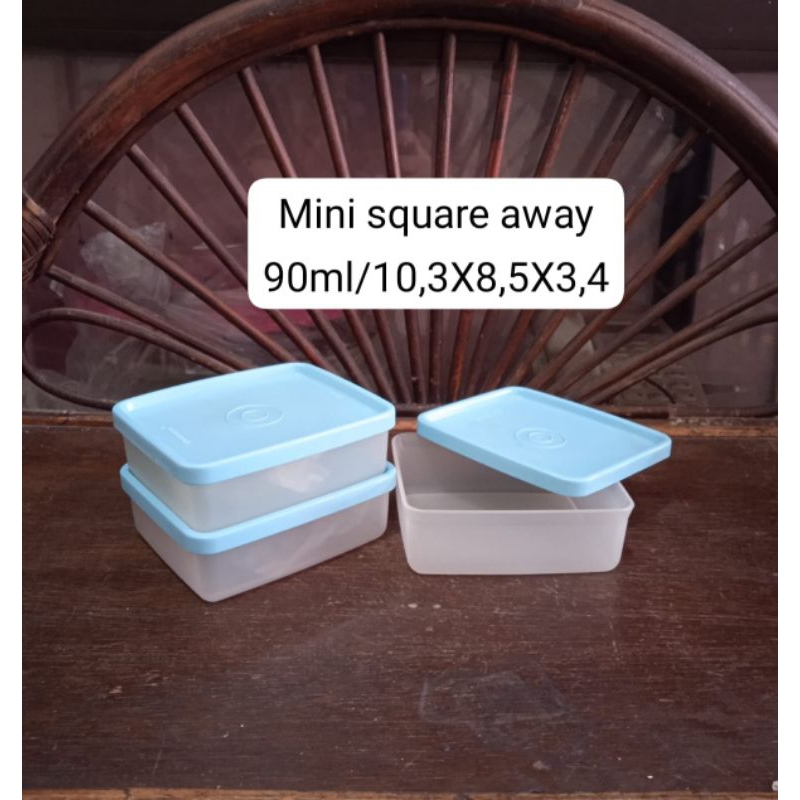 Kotak kecil,mini square away by tupperware ori (1 pcs)