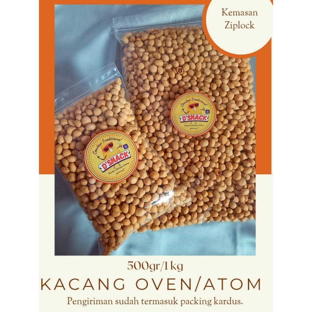 

Kacang telur oven/atom Super Dallas 1kg & 500gr || Gurih | Kriuk | Murah ||