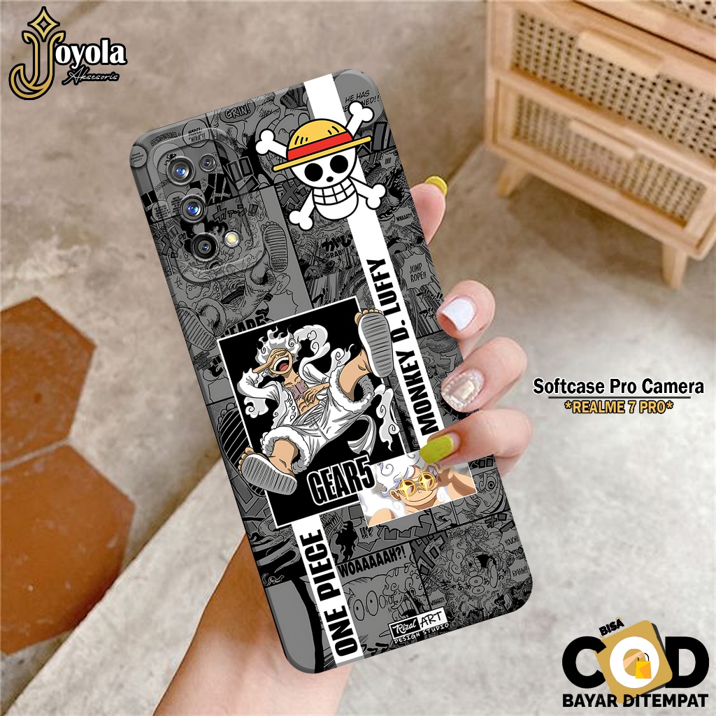 JOYOLA Case REALME 7 PRO - Fashion Case Anime - Softcase REALME 7 PRO - Pro Camera - Casing REALME 7