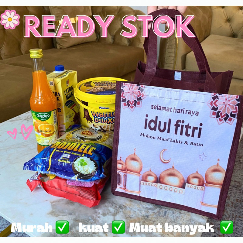 

Tas idul Fitri Bingkisan Parcel Hampers Lebaran Hari Raya Goodiebag Ramadhan Murah Muat Banyak