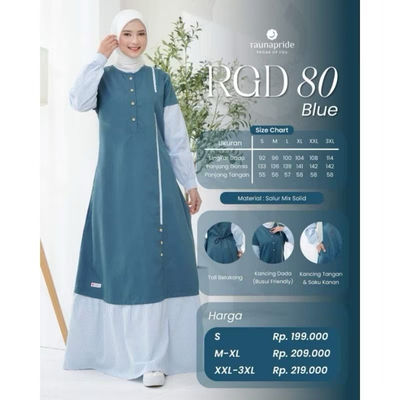 GAMIS RAUNA RGD 80 BLUE L