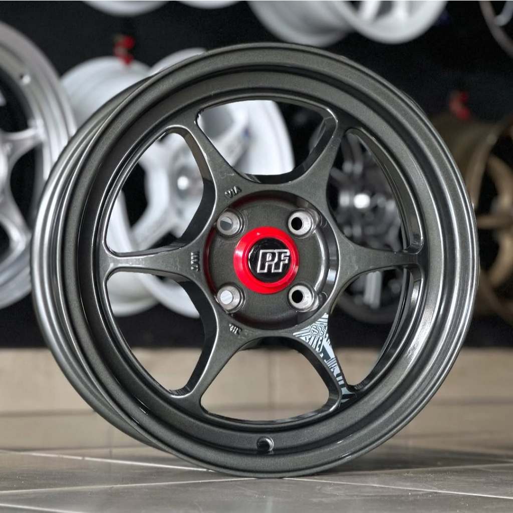 Velg Enkei Pf06 Ring 15 Lebar 6.5 Pcd 4x100 Et 42 Warna Ej Titan | Velg Mobil Ring 15 | Velg Mobil T
