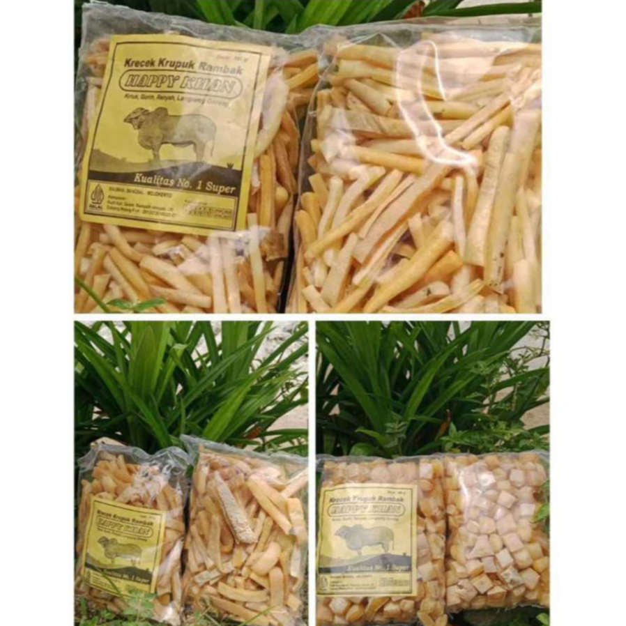 

Kreecak Krupuk Rambak KOTAK Happy Khan 500gr Kualitas No. 1 Super enak dan renyah