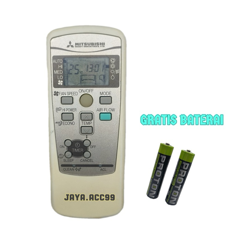 REMOTE AC MITSUBISHI ORIGINAL RKX502A007B
