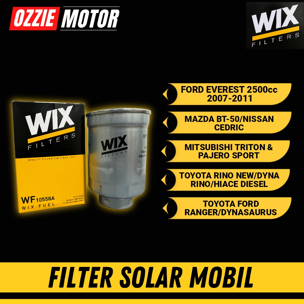 WIX - FUEL FILTER SOLAR FORD RANGER EVEREST MAZDA BT50 TDI & TDCI ORIGINAL FORD THAILAND WF10558A
