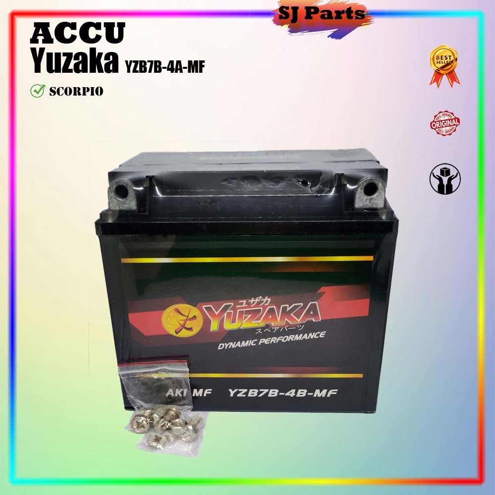 AKI ACCU KERING YUZAKA YZB7B-4B-MF TIGER/SCORPIO ORIGINAL BEST QUALTY