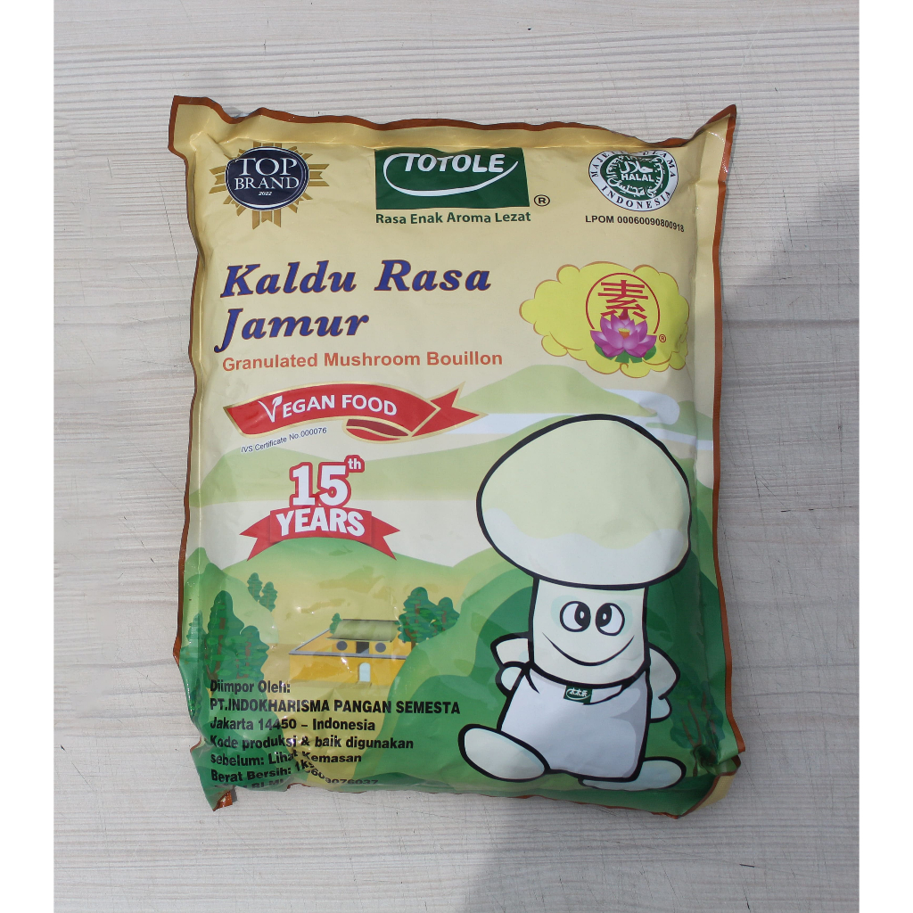 

TOTOLE KALDU JAMUR 1kg, 400gr, 200gr