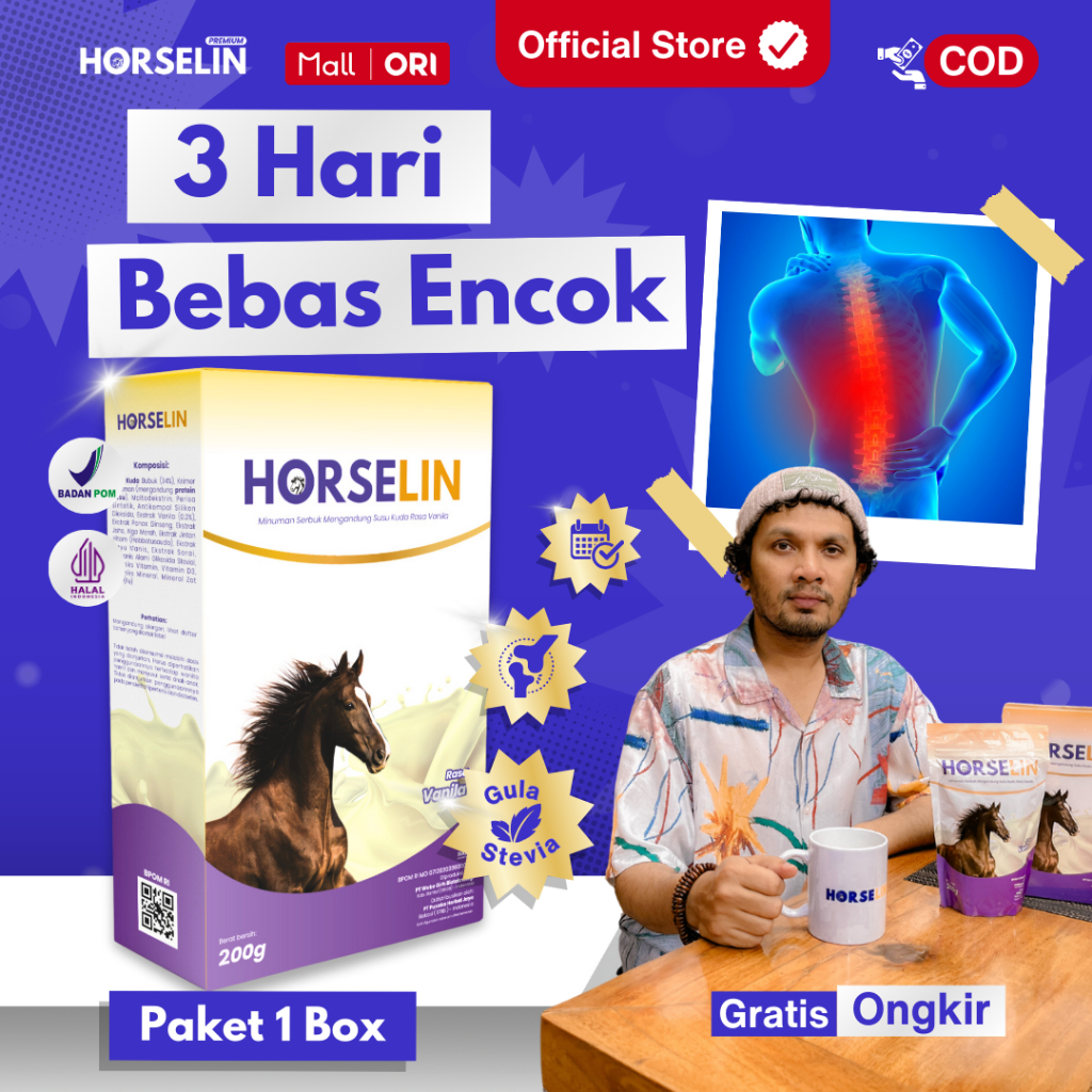 

Obat Encok dari Susu Kuda Sumbawa untuk Atasi Asam Urat dan Masalah Tulang Sendi Otot Saraf (200 gr)