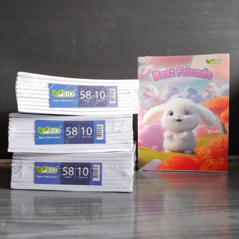 

Buku Tulis BIO 58 Lembar Motif ( Pak 10 Buku ) [ Original ]