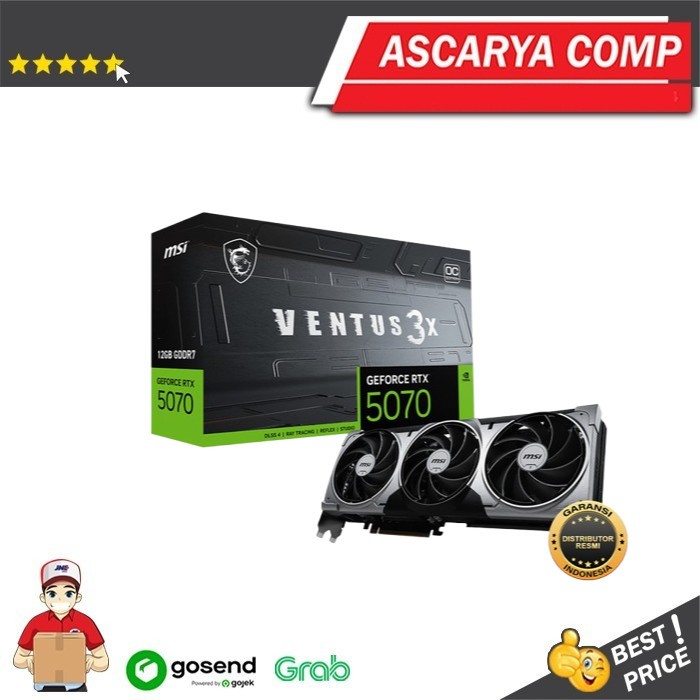 MSI RTX 5070 VENTUS 3X OC 12GB GDDR7 / RTX 5070