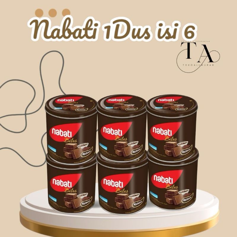 

nabati coklat 1 dus isi 6