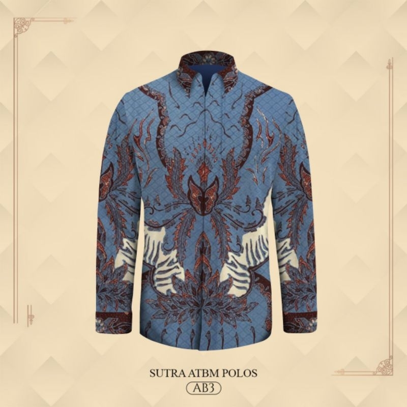 Kain batik Tulis bahan sutra Atbm