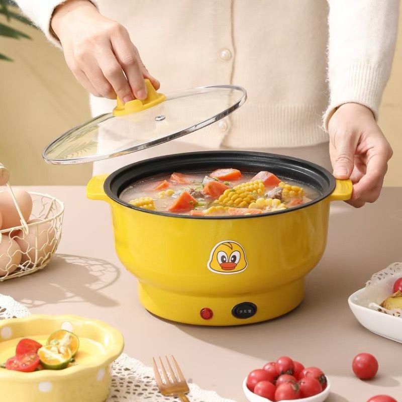 (0045) PANCI LISTRIK ELECTRIC COOKING POT BANGYDUC BENTUK KUALI BAHAN TEFLON ANTI LENGKET 2UKURAN