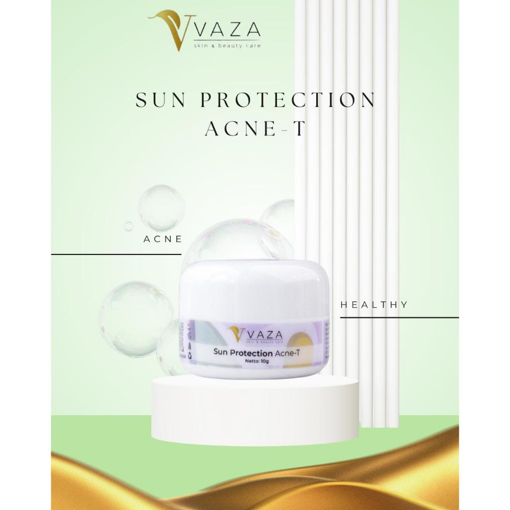 Sun Protetction Acne- T (Day Cream 3 ) Jerawat Ringan - Vaza Skincare