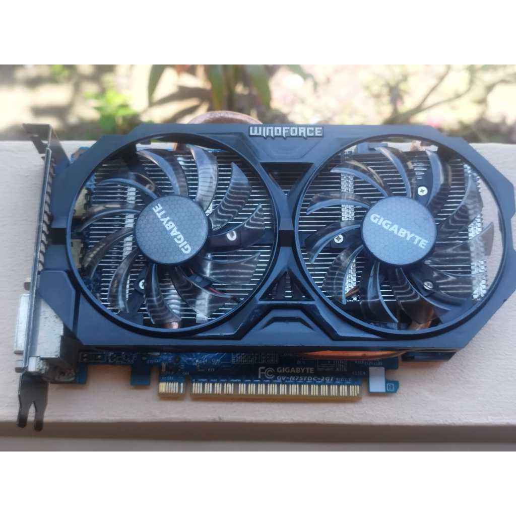 GIGABYTE GTX 750TI 2GB 128BIT DDR5 LIKE NEW