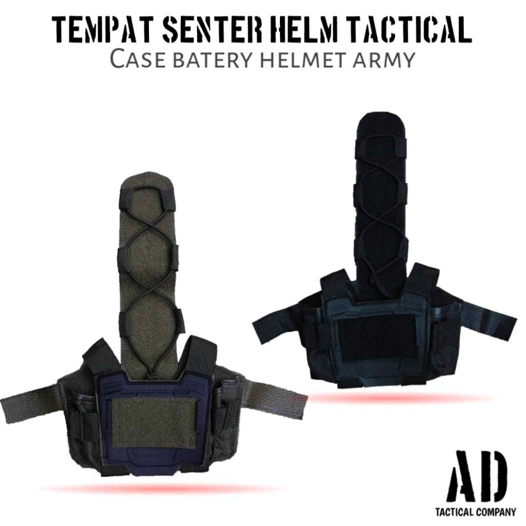 tempat senter helm tactical/case batery helm tactical