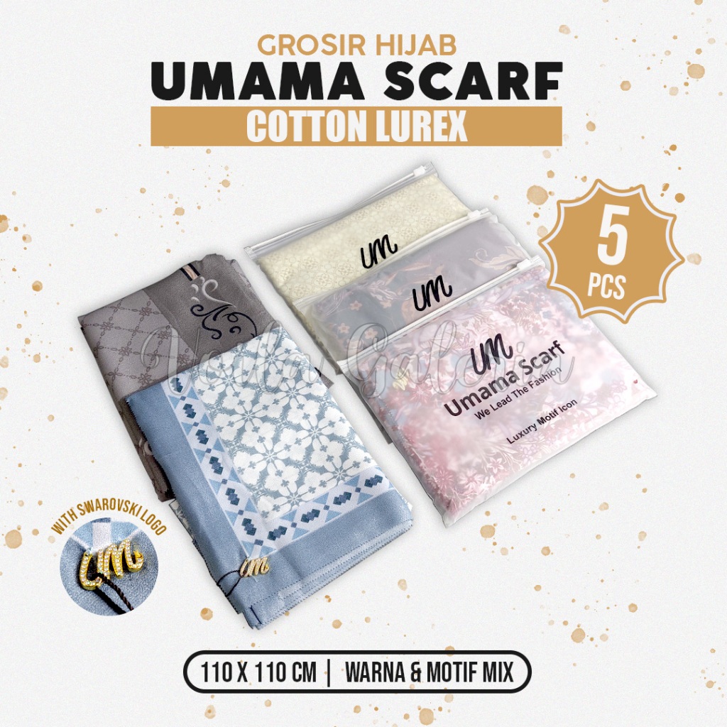 

Paket Hijab 5 Pcs Azara Umama Zaryta Packaging Plastik Hampers Souvenir Oleh Olhe Umroh Haji
