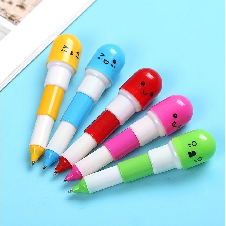 

Pulpen Kapsul Emoticon Vitamin - Pena Unik, Souvenir Pernikahan & Stationery Lucu