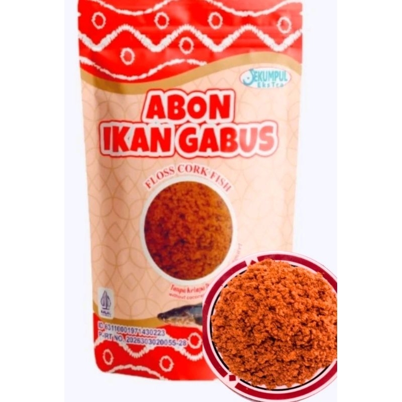 

Abon Ikan Gabus (Haruan)/ Netto 65gr /Sekumpul Ekstra / Tanpa Santan / Abon Sehat Gurih Tinggi Protein