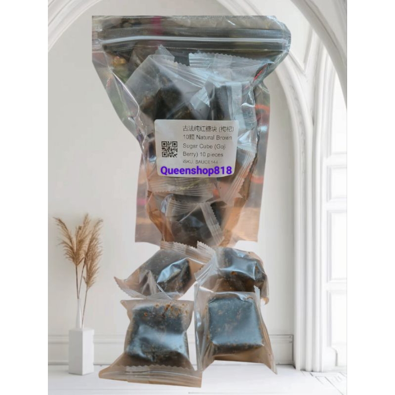 

Goji berry brown sugar cube isi 10 Cube (Ready)