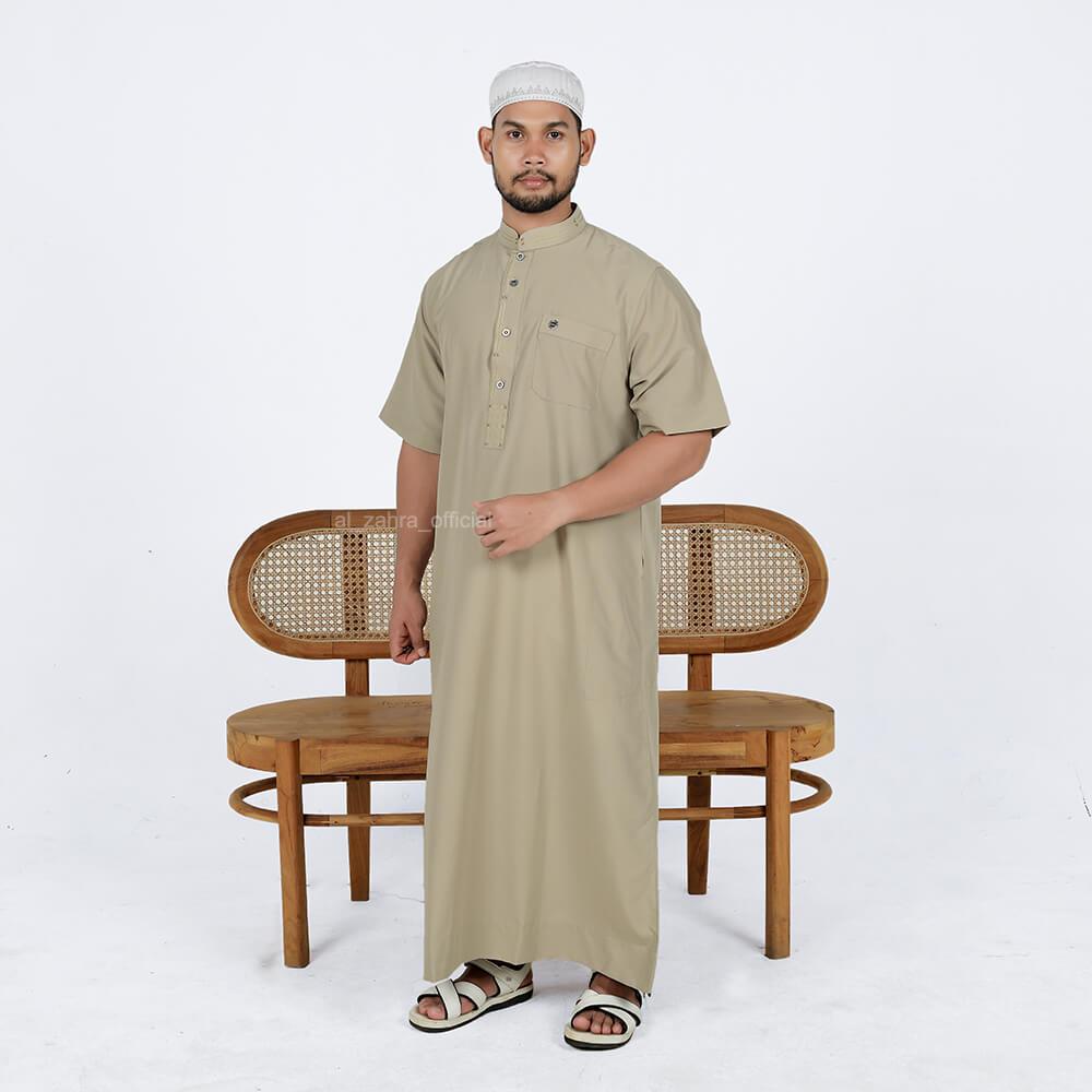 AL ZAHRA Gamis Lengan Pendek AZ-1578 F
