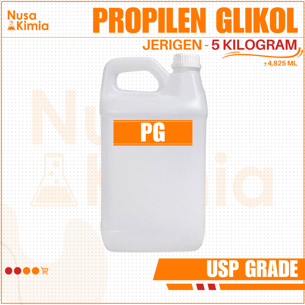 

PG USP Grade 5 KG - Pelarut Perisa Makanan