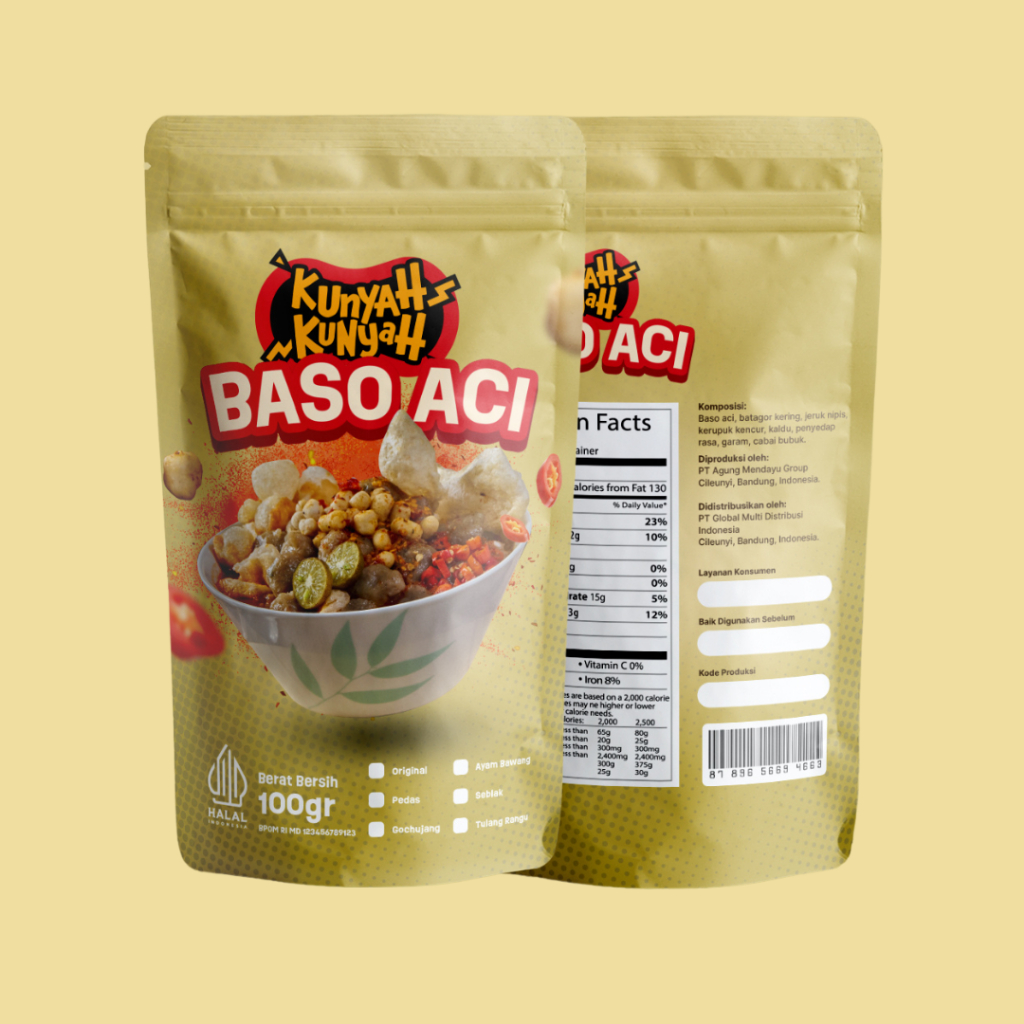 

Kunyah Kunyah - Baso Aci Instan Premium 175 Gr