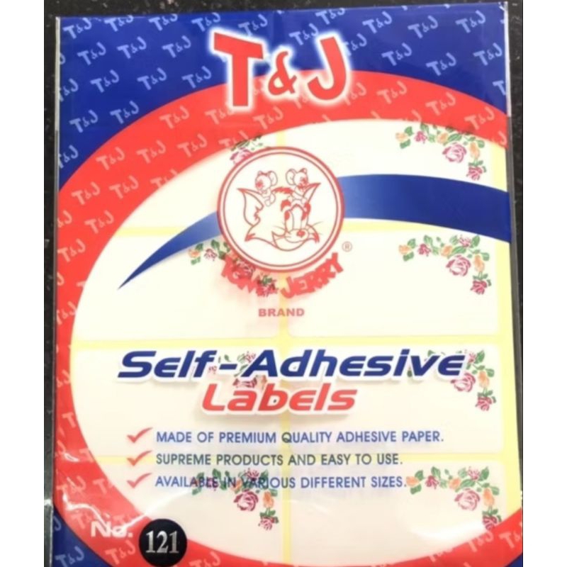 

LABEL STIKER NAMA/LABEL STICKER HARGA TOM&JERRY MOTIF NO.121